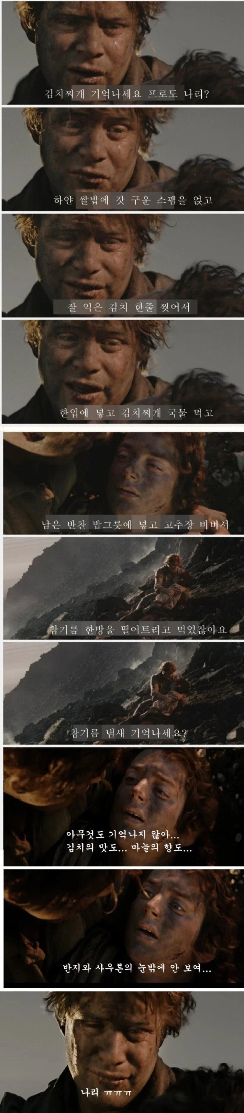 반지의 제왕) 원정 막판 프로도 상태_1.webp
