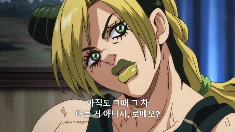 죠죠)로메오가 보자마자 기절해도 안이상했던 장면_4.webp