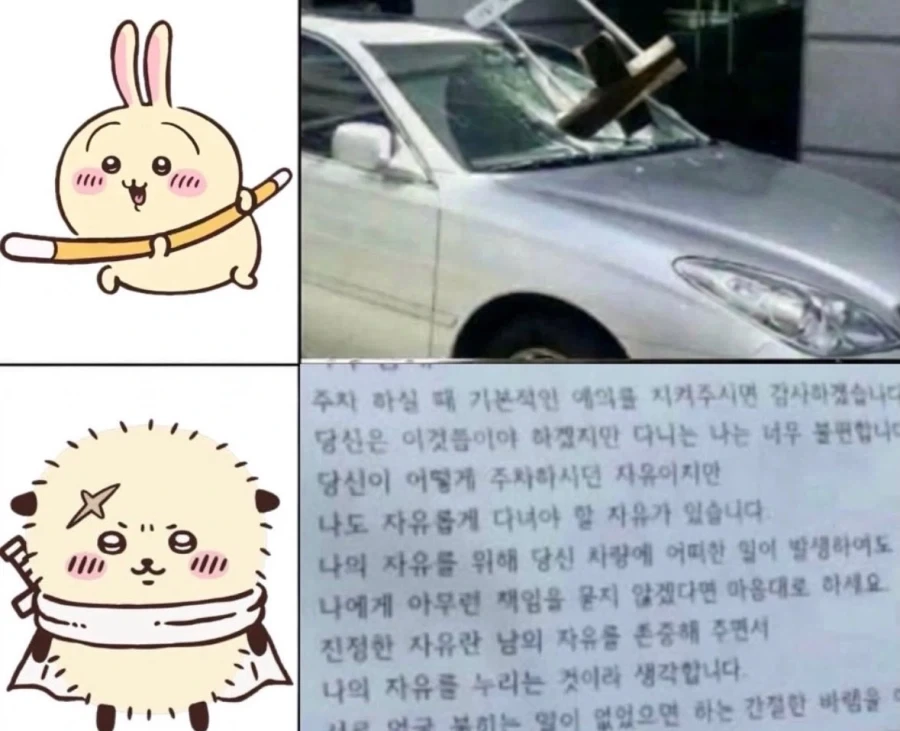 치이카와) 캐릭터별 불법주차 대응 방법ㅋㅋㅋㅋㅋㅋㅋㅋ_3.webp