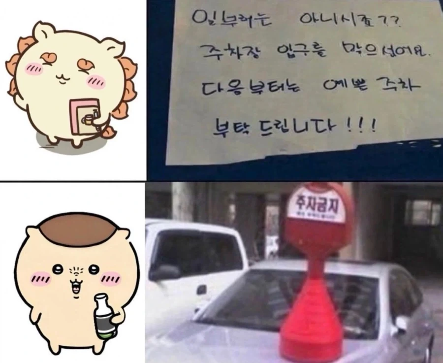 치이카와로 보는 주차 갈등 해결법_4.webp