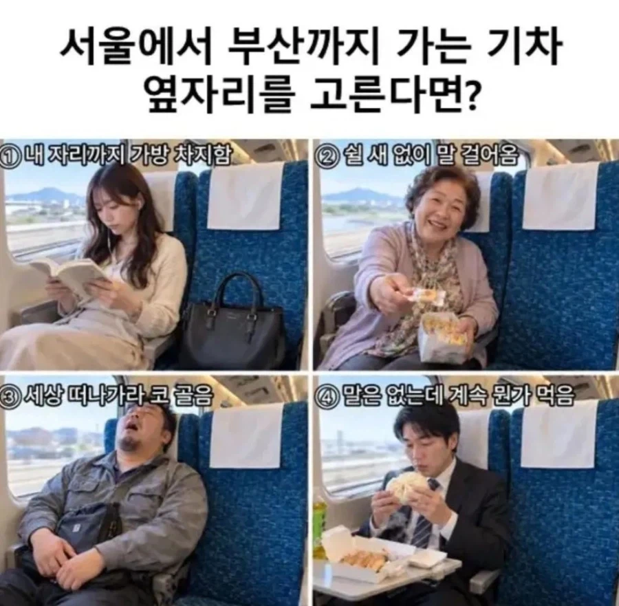 서울에서 부산까지 가는 기차 옆자리 고르기.jpg_1.webp