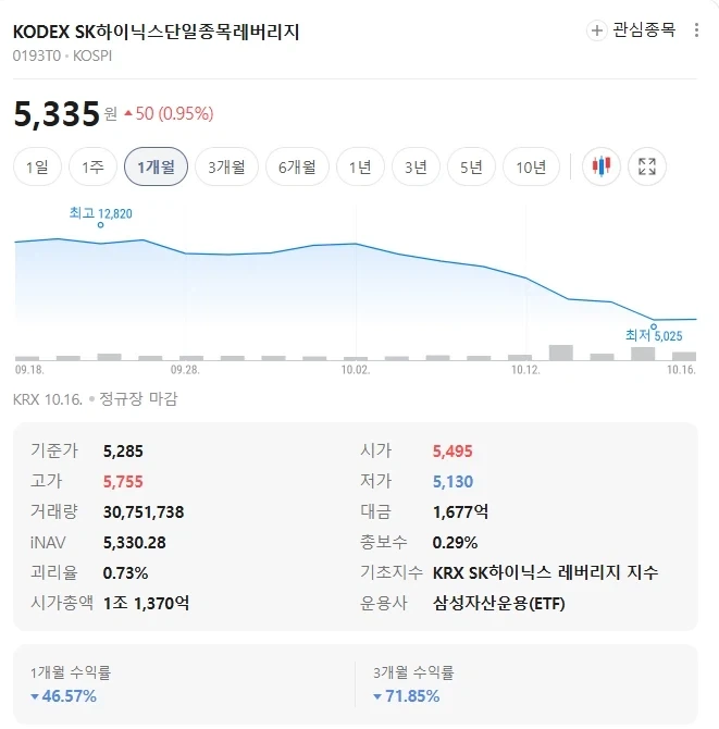 하이닉스 레버리지
