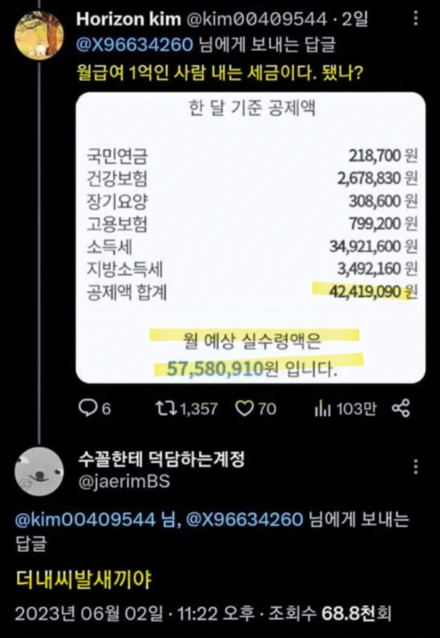 월급 1억인 사람이 내는 세금_1.webp