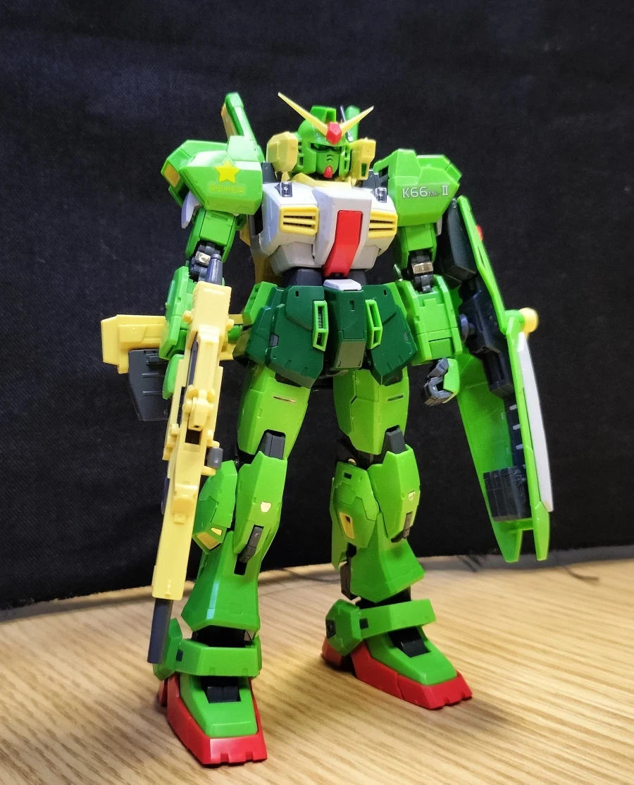 RG 건담 Mk-Ⅱ 케로로 사양 가조립 + 데칼 적용 사진_2.webp