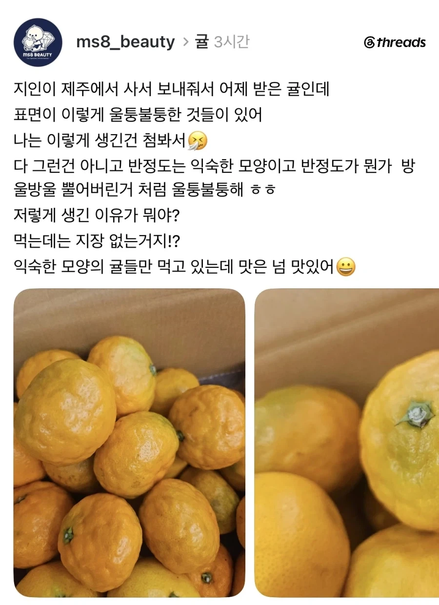 귤 이렇게 생긴거 먹어도 지장없죠?.jpg_1.webp