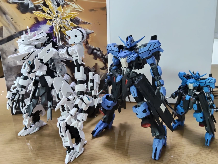 [갓 브레이브] MODEROID 다아트 가조립 + 건프라 사이즈 비교 사진_1.webp