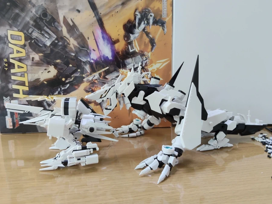[갓 브레이브] MODEROID 다아트 가조립 + 건프라 사이즈 비교 사진_5.webp