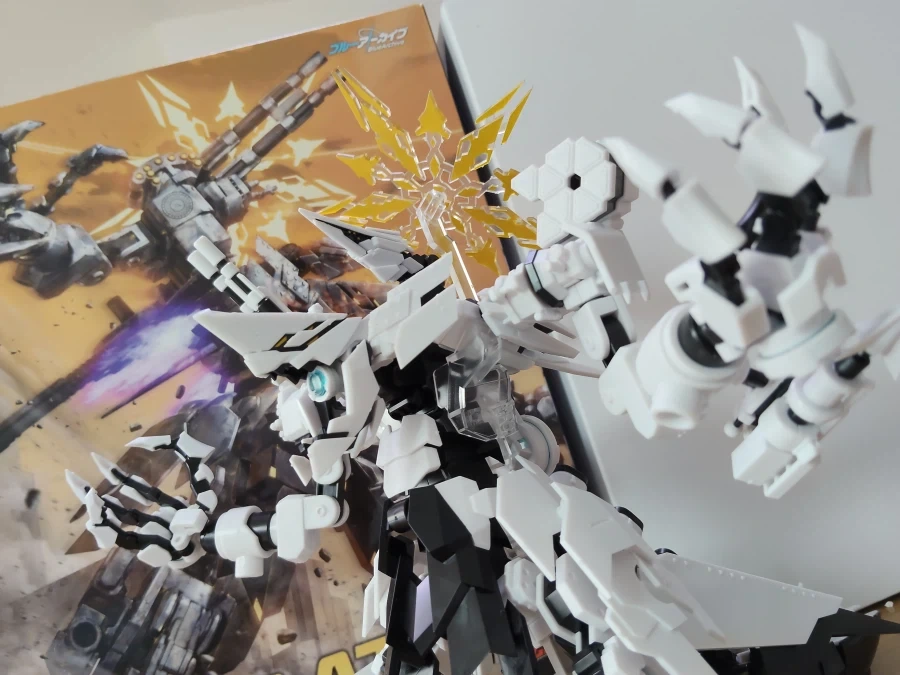 [갓 브레이브] MODEROID 다아트 가조립 + 건프라 사이즈 비교 사진_6.webp