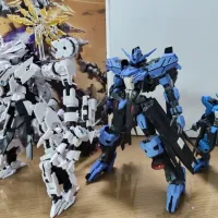 [갓 브레이브] MODEROID 다아트 가조립 + 건프라 사이즈 비교 사진