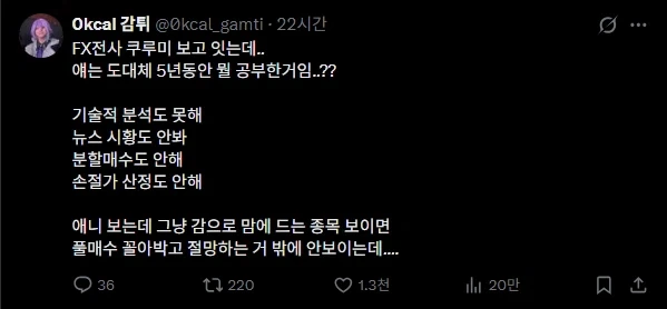 FX 쿠루미를 보고 의아한 투자자_1.webp