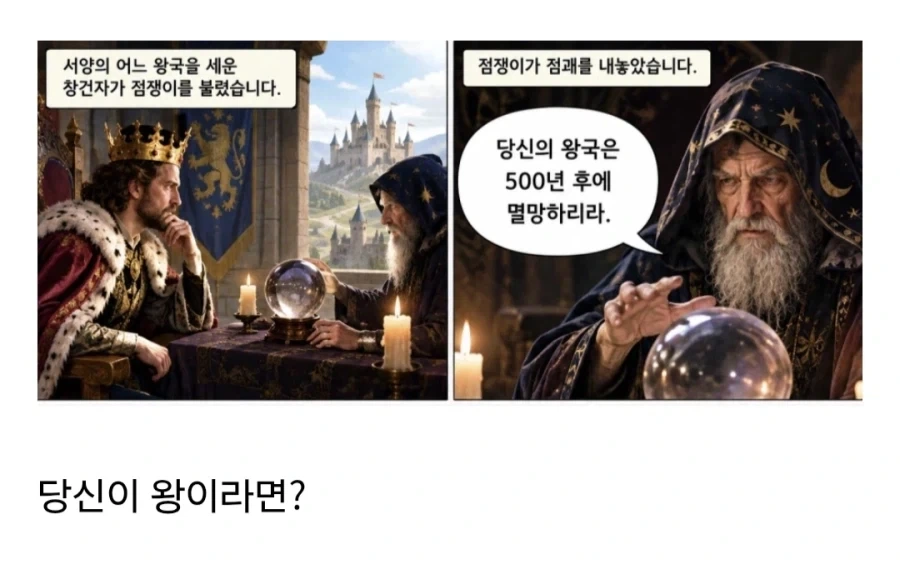 자기가 세운 왕국이 결국 멸망할거라는 예언을 들었다.jpg_1.webp