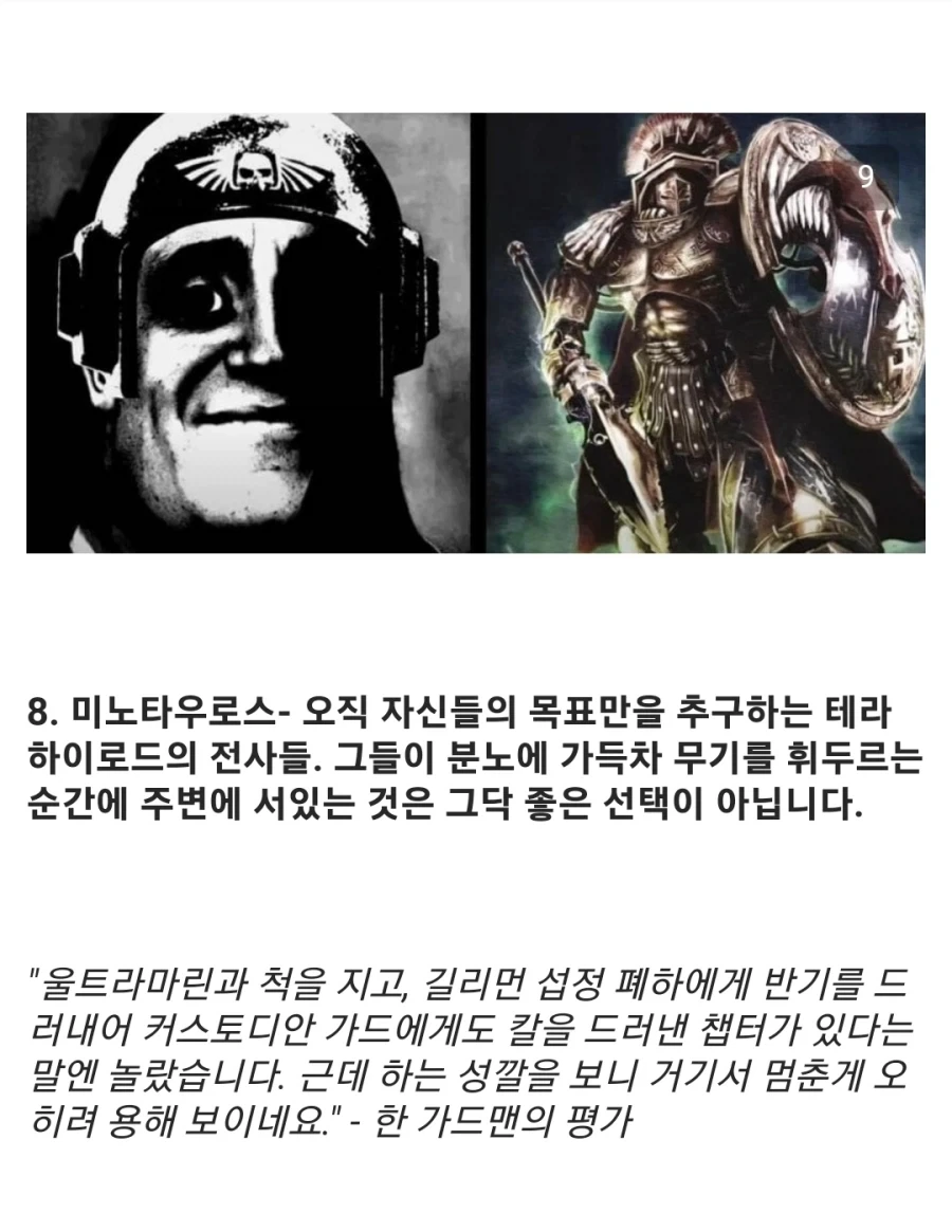 워해머40K 베테랑 가드맨의 스페이스 마린 챕터 평가_8.webp