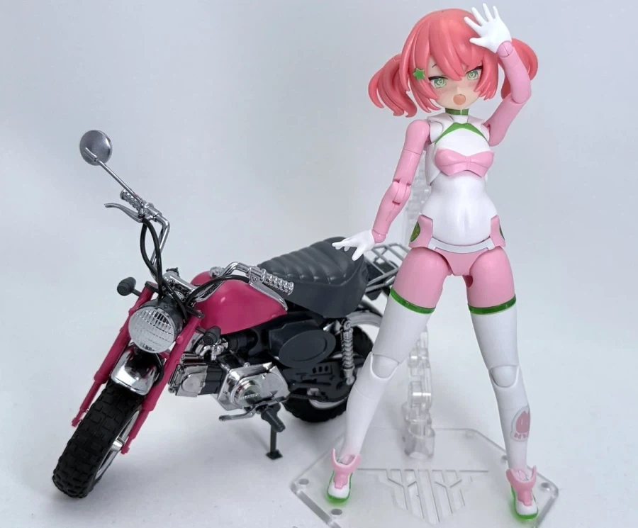 [코토부키야] PUNI☆MOFU 레이싱 마오 with 혼다 Z50J 샘플 사진 2_1.webp