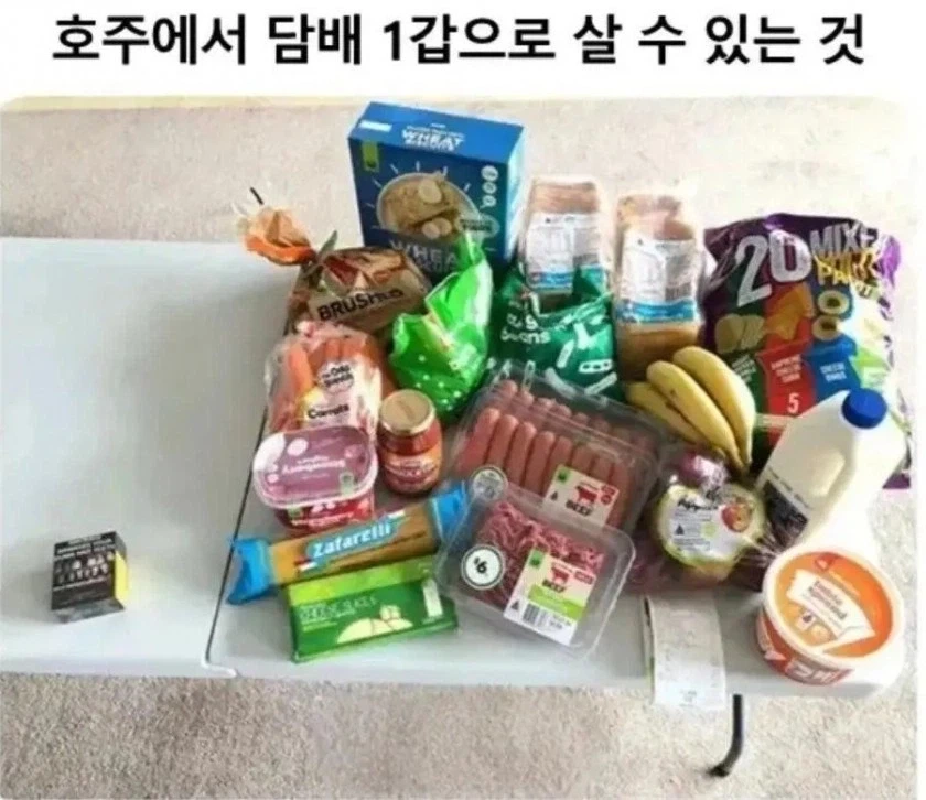호주에서 담배 1갑으로 살 수 있는 것_1.webp