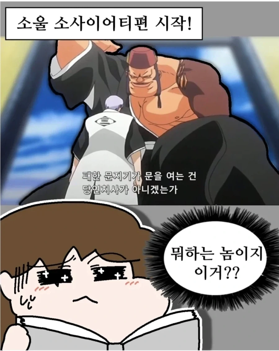 블리치를 본 대다수의 사람의 의문을 표한다는 내용.jpg_1.webp