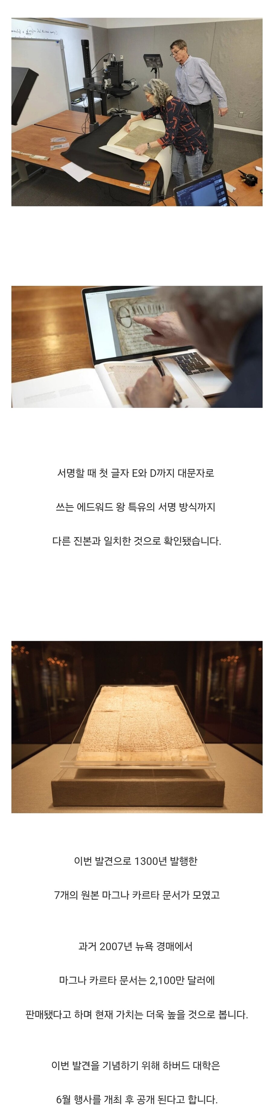 하버드대가 4만원에 산 마그나카르타 사본, 알고보니 300억 가치 원본_3.jpg