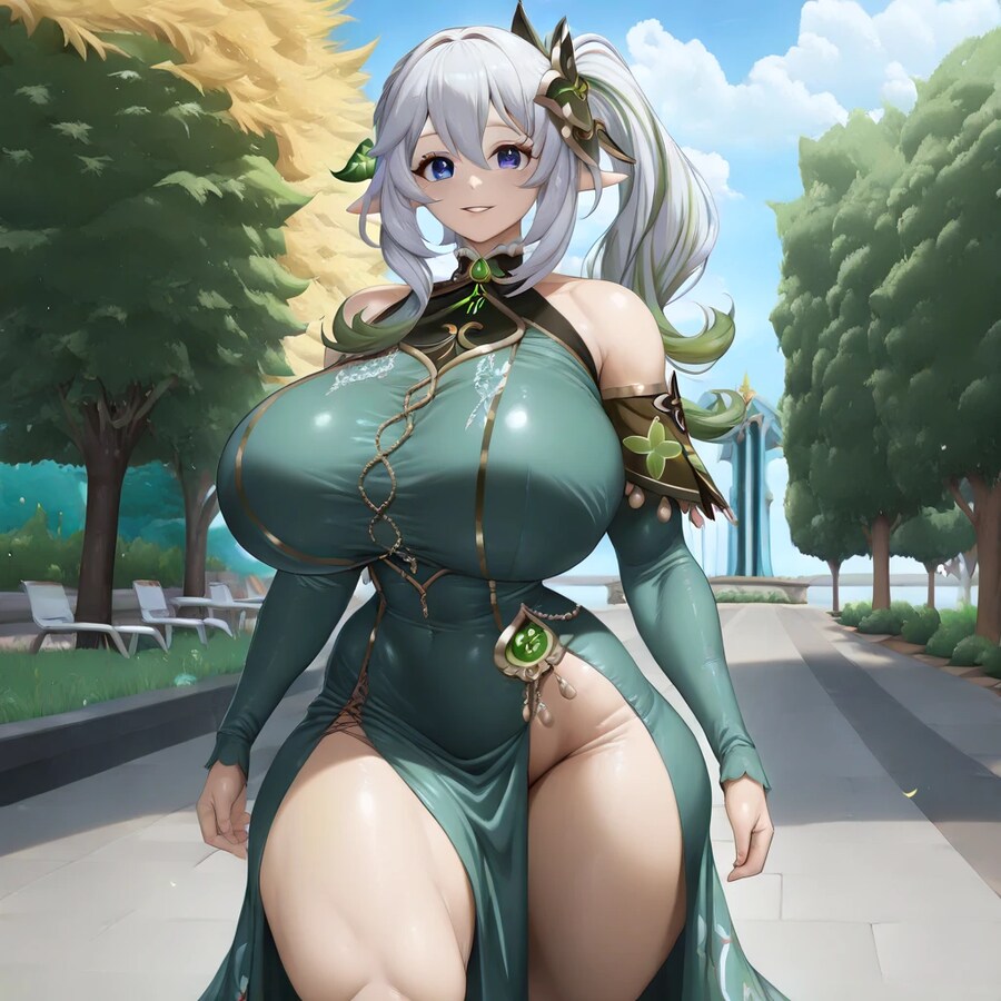 AI) 어느날 공원에서 산책하다가 나히다와 마주친 짤_7.png