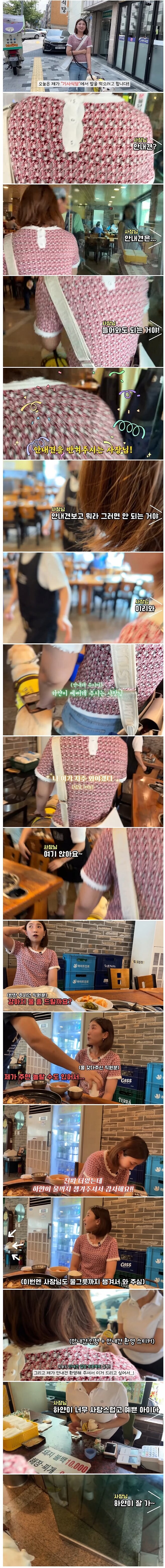 안내견 보자마자 소리지른 사장님_1.jpg