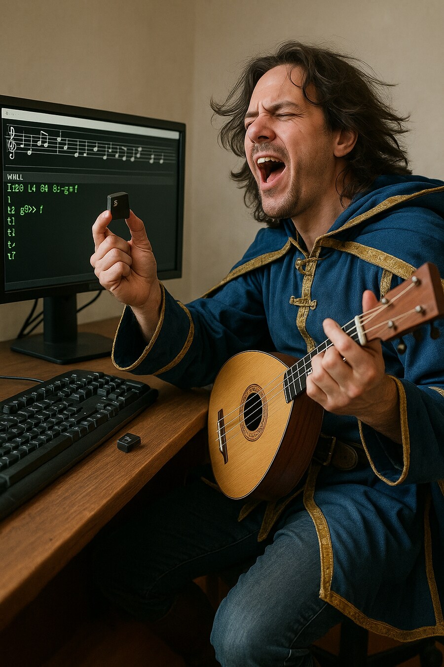 마비M) 챗지피티에게 마비노기를 하는 악사를 그려달라고 했다_4.png