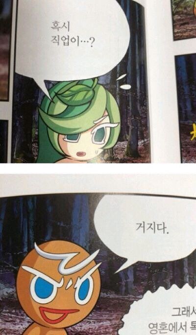 용감한 쿠키 이름에