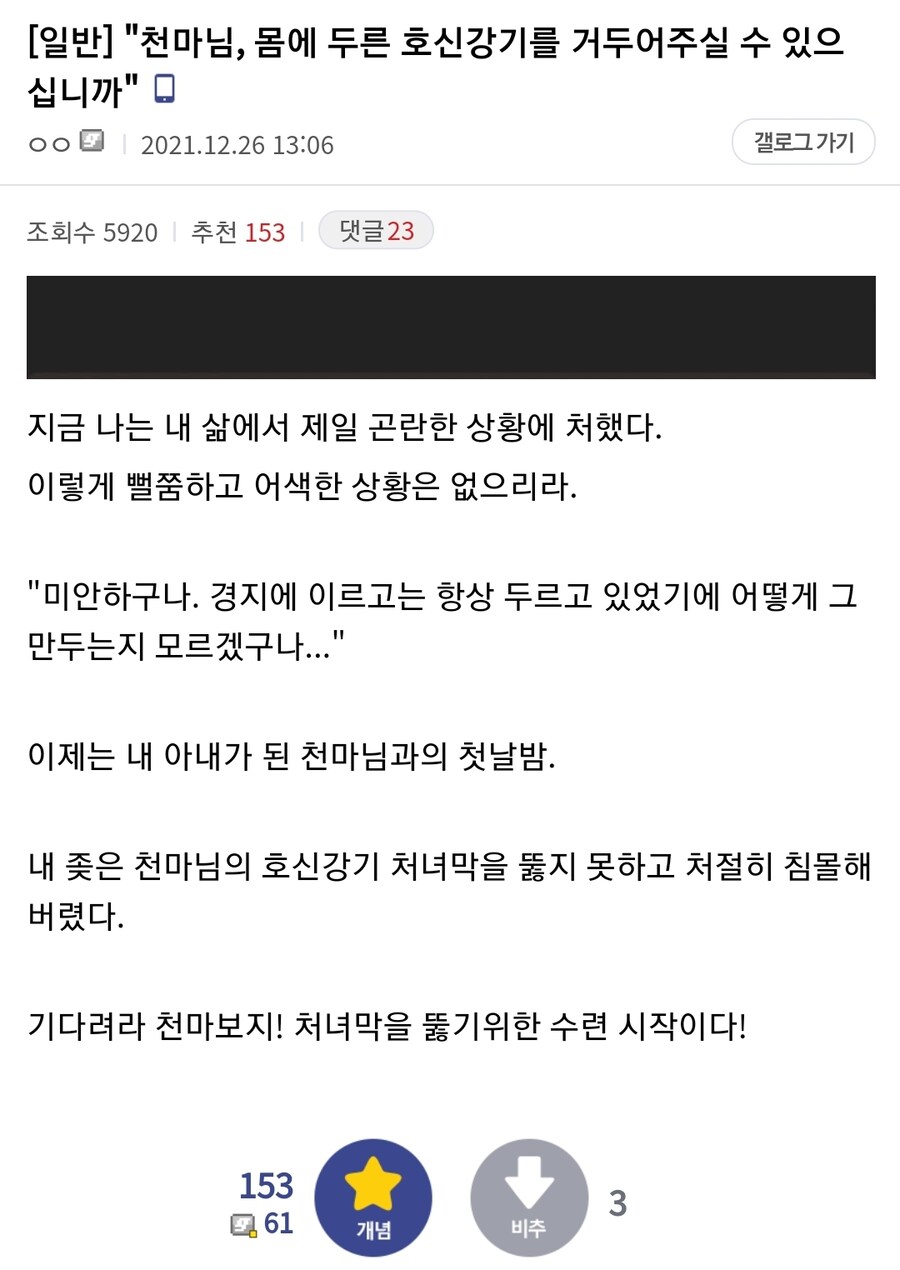 천마님, 몸에 두른 호신강기를 거두어주실 수 있으십니까_1.jpg