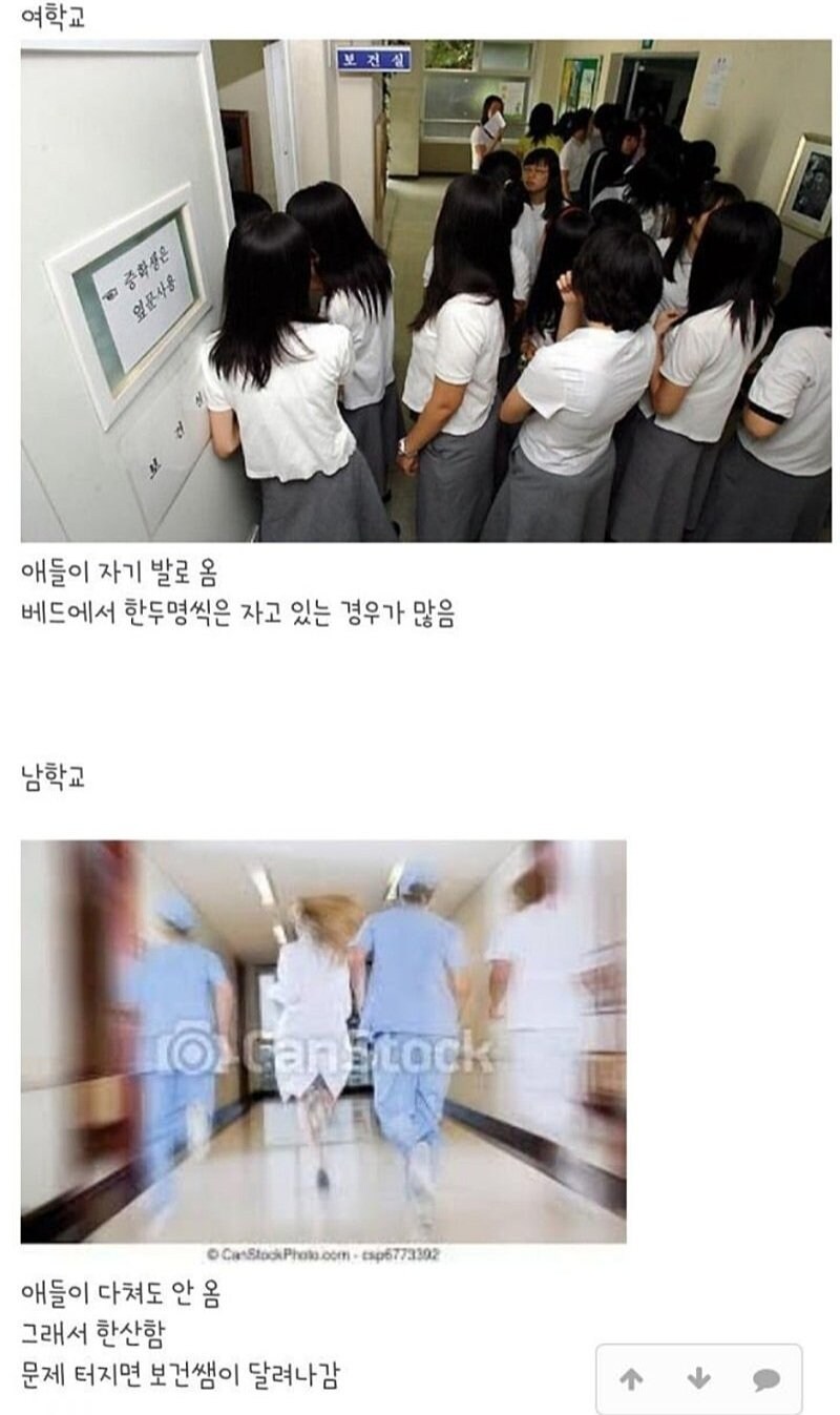 남학교 여학교의 양호실 차이점.jpg_1.jpg