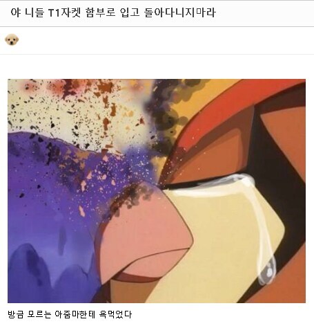 ??? : 늬들은 T1자켓 입고다니지 마라_1.jpg