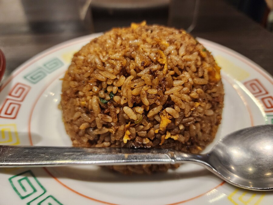 일본, 어떤 음식점의 1400엔 짜리 라멘 볶음밥 세트 _2.jpg