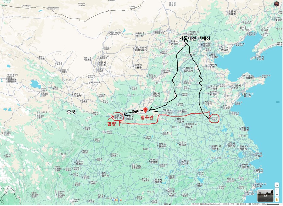 항우 와 유방 함양 가는 길 비교_1.jpg