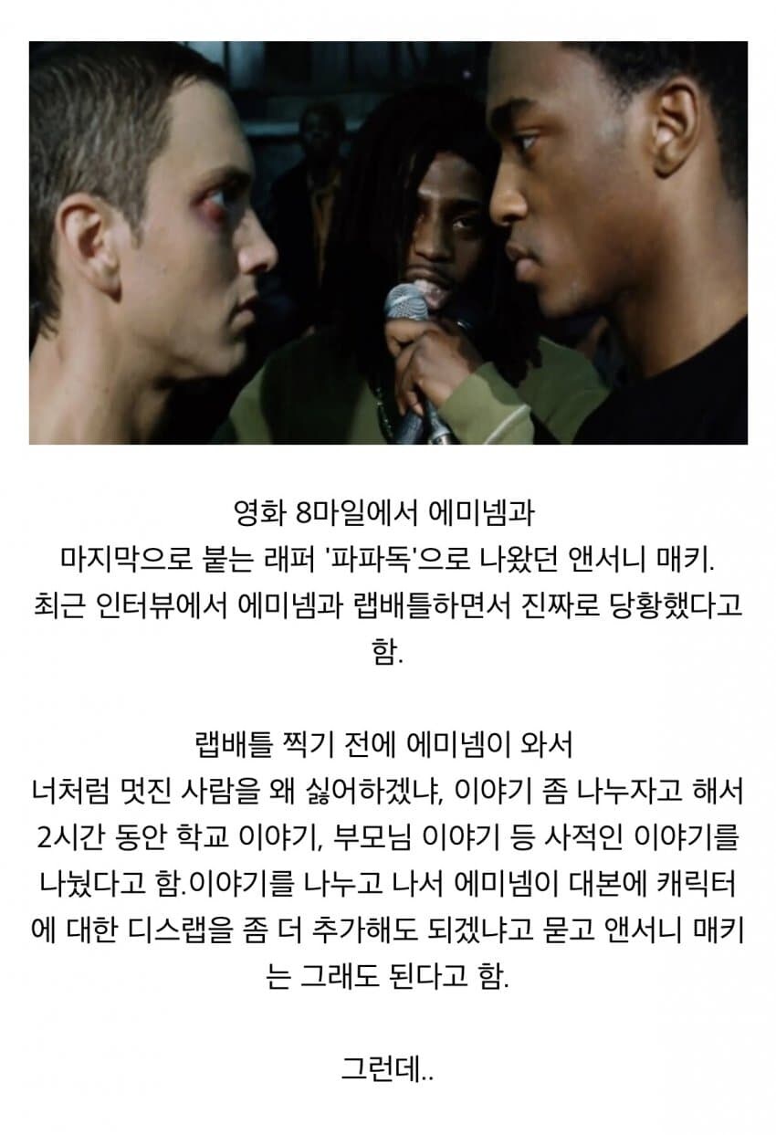 에미넴과 랩배틀하면서 당황했다는 캡틴 팔콘_1.jpg