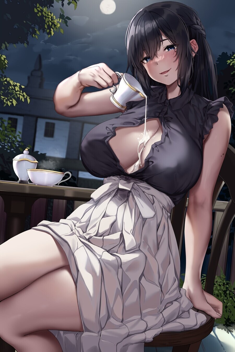 우유를 낭비하는 처자.jpg_1.jpg