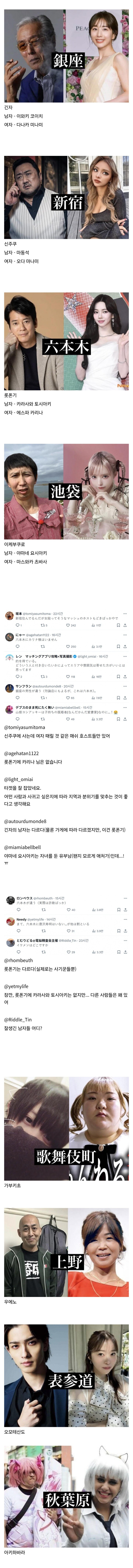 일본 도쿄 구역별 남녀 외모 특징_1.jpg