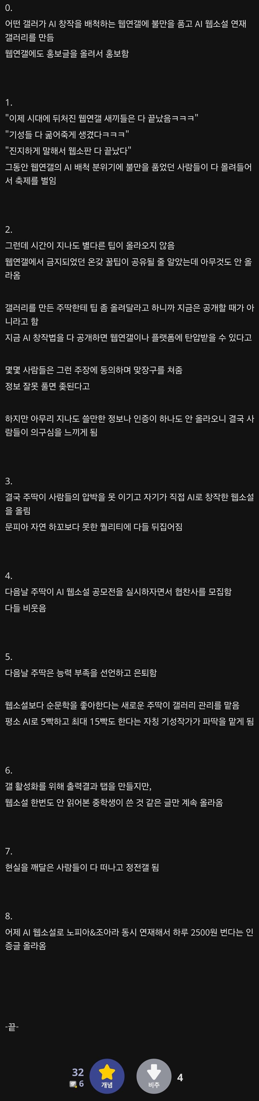 AI로 유료 웹소설 딸칵 가능하다던 마이너 갤의 최후.jpg_1.jpg