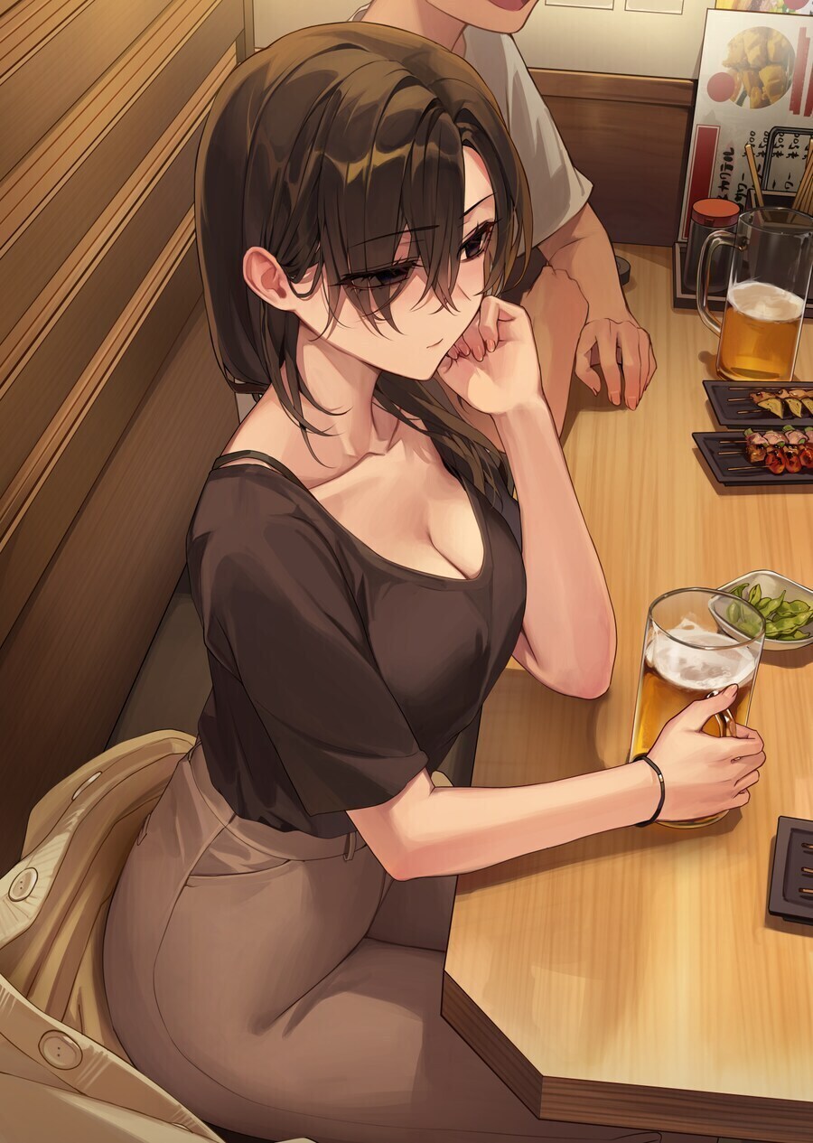 술자리에 흥미가 없는 선배_1.jpg