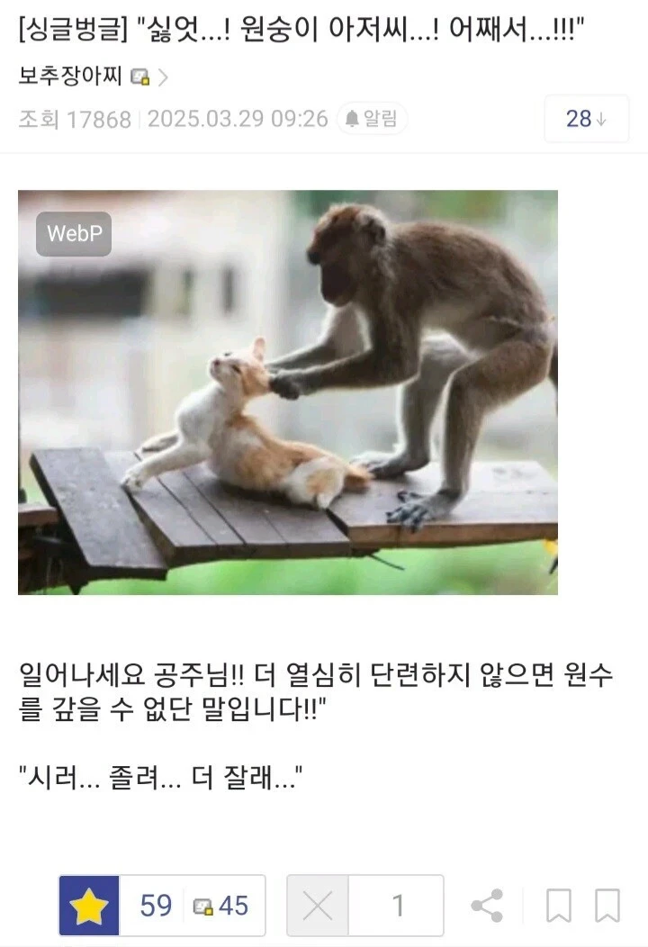 “싫엇...! 원숭이 아저씨...! 어째서...!!!”.jpg_1.webp