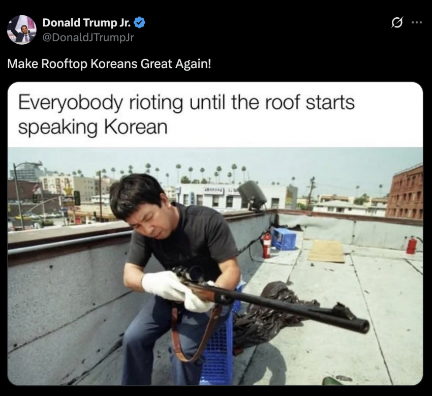 도널드 트럼프 주니어: Make Rooftop Koreans Great Again_1.webp