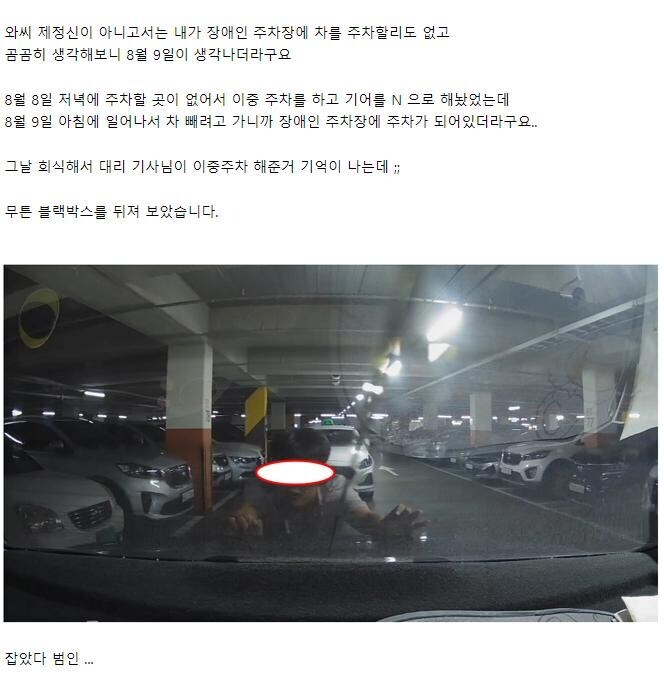 장애인 주차구간 단속에 걸린게 억울하다는 사람_2.jpg