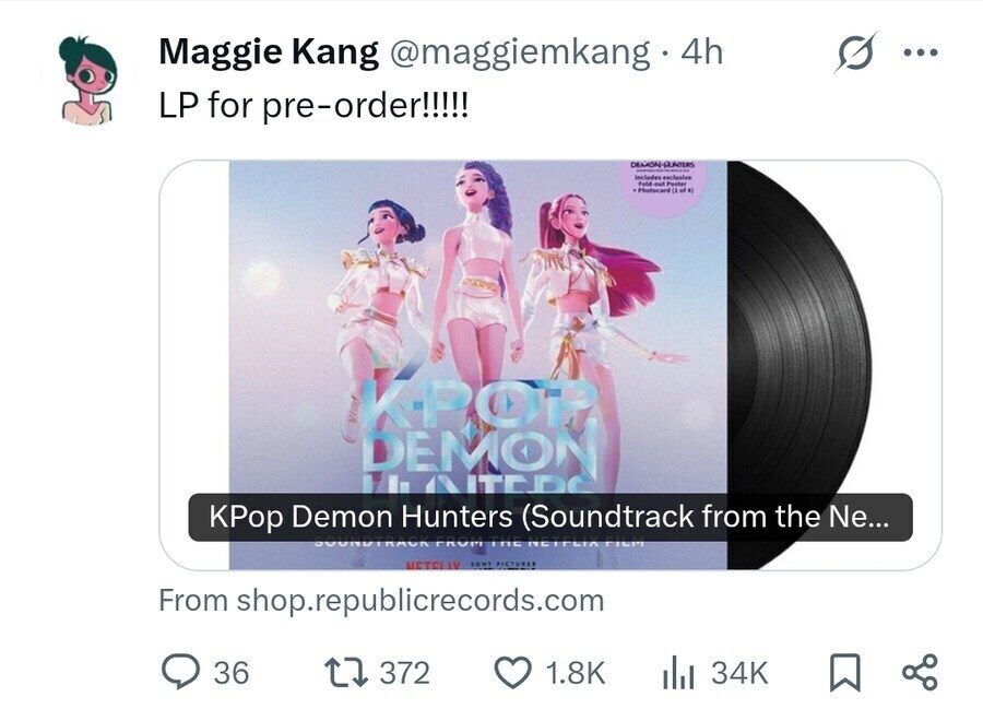 케이팝데몬헌터스가 급하게 LP 앨범까지 내는 이유_1.jpg