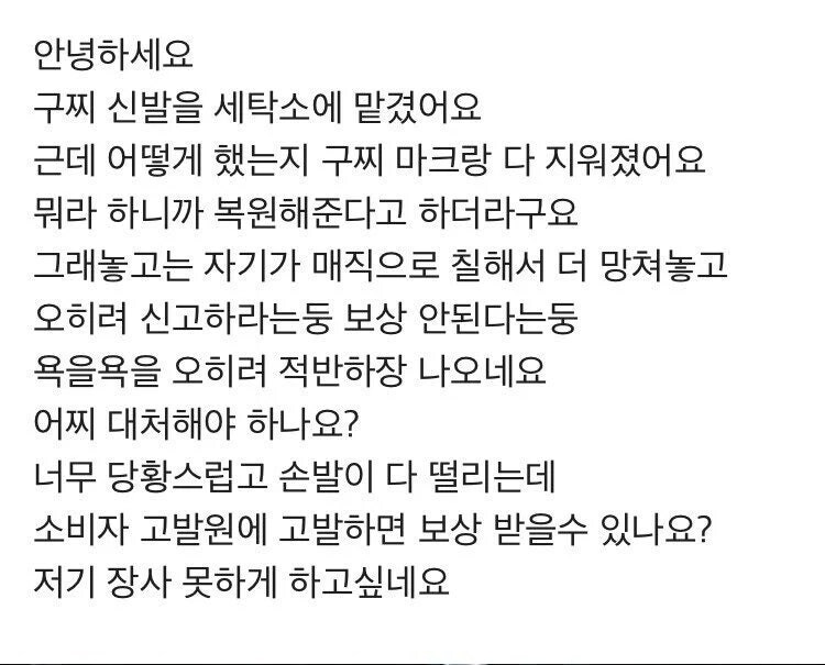 구찌 신발 세탁소에 맡겨놨더니 이렇게 만들었어요._1.jpg