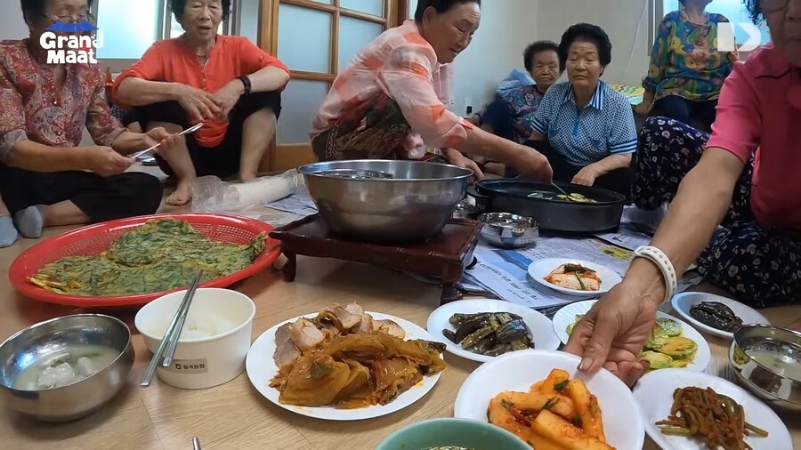 한국 할머니들에게