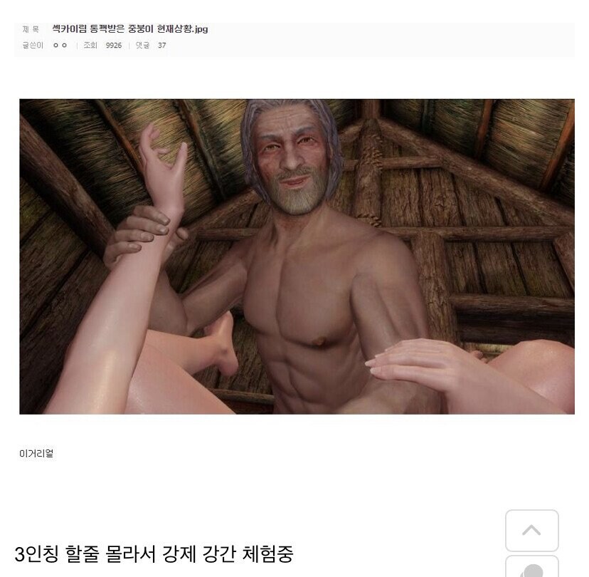 섹카이림 모드 설치를 잘못하면 생기는일.jpg_1.jpg