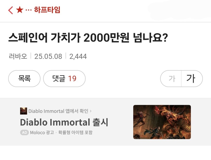 스페인어 전공자,