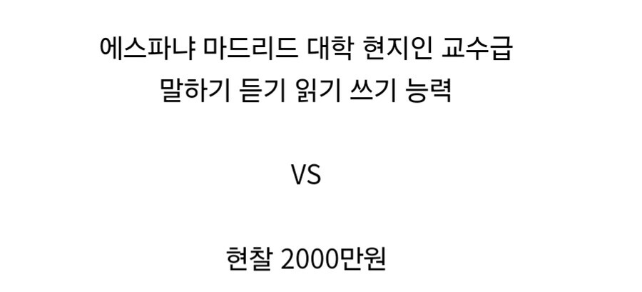 스페인어 전공자,