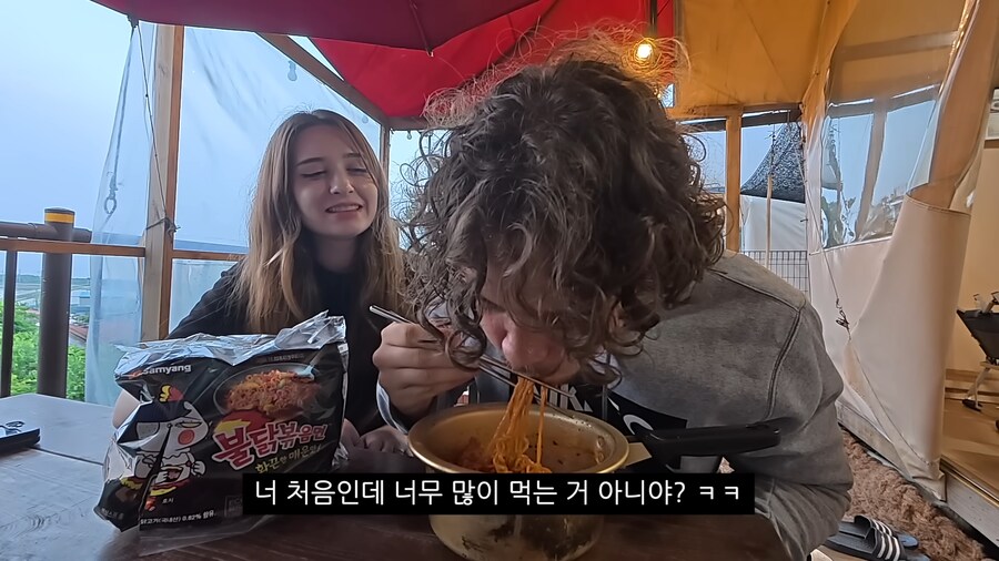 매운거에 자신있다는 프랑스처남에게