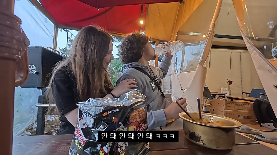 매운거에 자신있다는 프랑스처남에게