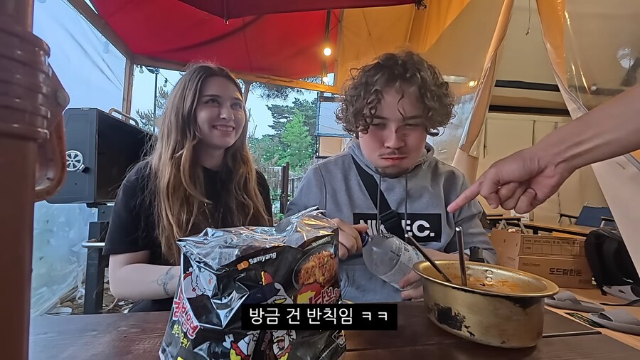 매운거에 자신있다는 프랑스처남에게