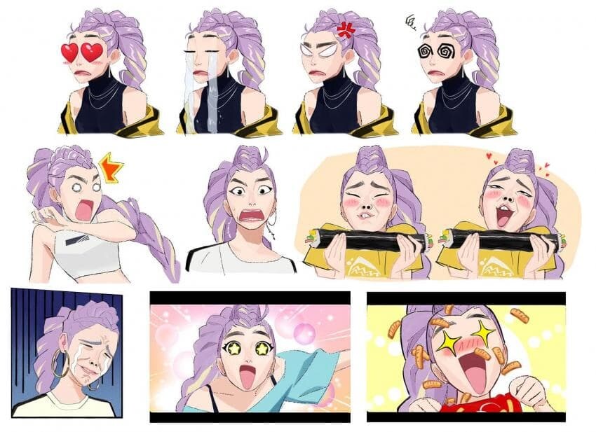 케이팝 데몬 헌터스 컨셉아트 보는 재미가 있네._2.jpg