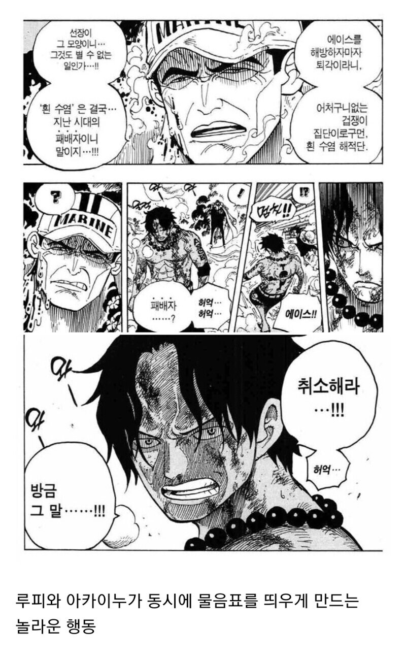 원피스 해군과 해적이 한마음이 된 순간_1.jpg