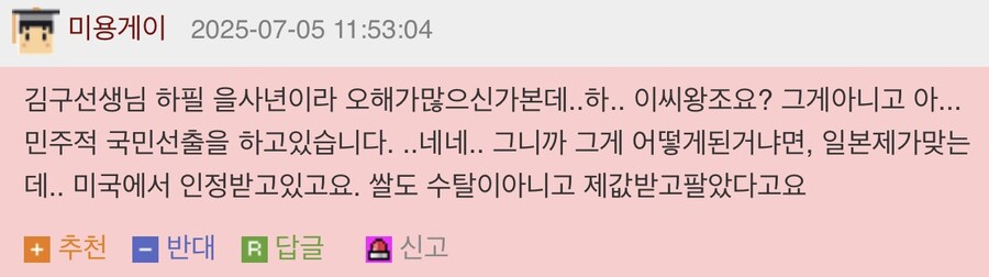 “김구 선생님, 을사년이라 오해가 많으신가 본데..”.jpg_1.jpg