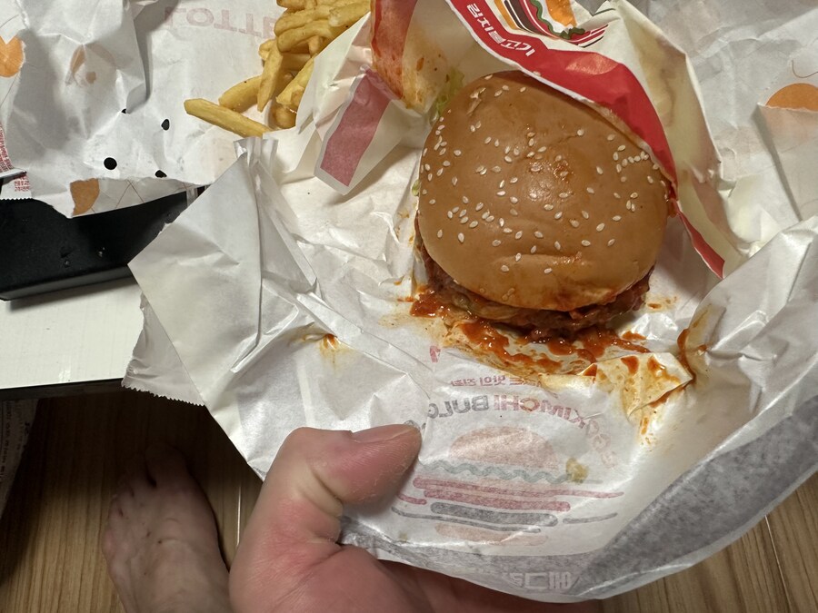 롯데리아 김치 불고기 버거 먹지마라…_1.jpg